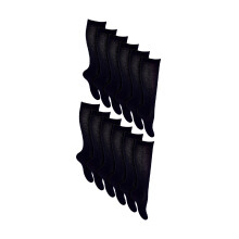 (11-14 Jahre, Schwarz) Sock Snob - 12er Pack Mädchen Kniestrümpfe | Lange Schulsocken Einfarbig | Sock Snob