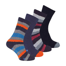 Sock Snob - 8er Pack Herren Kuschelsocken mit Noppen | Rutschfest Flauschige Bettsocken