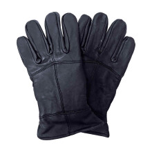 (L/XL, Schwarz) Thinsulate - Thinsulate - Herren Outdoor 3M Warme Lederhandschuhe mit Fleecefutter in Schwarz