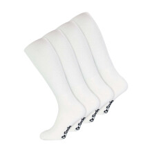 (04-Jul, Weiß) Dr.Socks - Dr. Socks - Diabetiker Kniestrümpfe Extra Weit | Unisex Socken Ohne Gummibund
