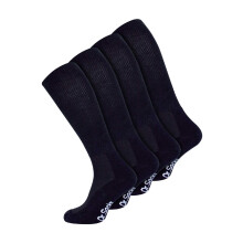 (09-Nov, Schwarz) Dr.Socks - Dr. Socks - Diabetiker Kniestrümpfe Extra Weit | Unisex Socken Ohne Gummibund