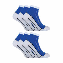 (37-40, Blau) Sock Snob - 6er Pack Socken Die Wie Schuhe Aussehen | Unisex Schuhdesign Socken | Sock Snob