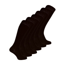 (04-Jul, Schwarz) Sock Snob - 6er Pack Damen Kniestrümpfe Bambus | Weiche Lange Socken Gepolsterte