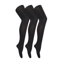 (M, Schwarz) Sock Snob - 3er Pack Damen Strumpfhose 80 Den | Strumpfhose Blickdicht Matt | Sock Snob