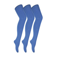 (M, Mondlichtblau) Sock Snob - 3er Pack Damen Strumpfhose 80 Den | Strumpfhose Blickdicht Matt | Sock Snob