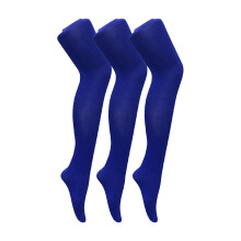 (XL, Kolbaltblau) Sock Snob - 3er Pack Damen Strumpfhose 80 Den | Strumpfhose Blickdicht Matt | Sock Snob