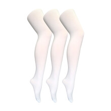 (XL, Weiß) Sock Snob - 3er Pack Damen Strumpfhose 80 Den | Strumpfhose Blickdicht Matt | Sock Snob