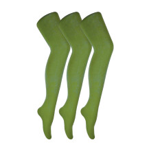 (L, Khaki) Sock Snob - 3er Pack Damen Strumpfhose 80 Den | Strumpfhose Blickdicht Matt | Sock Snob
