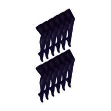 (5-6 Jahre, Marine) Sock Snob - Sock Snob 12 Paar Mädchen Einfarbig Blickdicht Strumpfhose Baumwolle für Schule