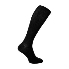 (43-45, Schwarz) Steven - Kniestrümpfe Merinowolle Herren Winter | Lang Steifelsocken Gepolsterte | Steven