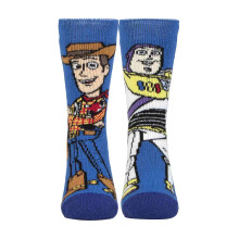 (12-Mar, Woody & Buzz) Heat Holders - Kinder Thermo Toy Story Socken | Lustig Disney Kuschelsocken | Heat Holders Lite