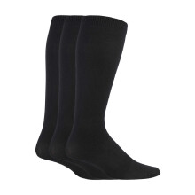 (09-Nov, Schwarz) IOMI - IOMI - 3 Paar Herren Reisestrümpfe Kompression Flugsocken für Geschwollene Füße