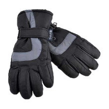 (6-7 Years, Schwarz) THMO - Thermo Skihandschuhe Wasserdicht Kinder | Fleece Snowboard Handschuhe | THMO