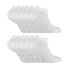 (07-Nov, Weiß) Sock Snob - 12er Pack Herren Bambus Kurze Sneaker Socken Unsichtbar Gepolsterte | Sock Snob
