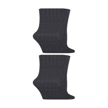 (27-30, Grau) Sock Snob - 12er Pack Kinder Einfarbig Baumwolle Socken für Mädchen und Jungen | Sock Snob