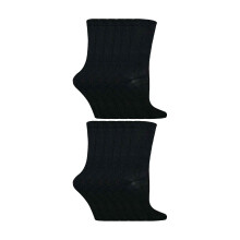 (12-Mar, Schwarz) Sock Snob - 12er Pack Kinder Einfarbig Baumwolle Socken für Mädchen und Jungen | Sock Snob