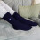 (4-5, Navy) THMO - 1 Pack Kids Thermal Socks for Winter 5