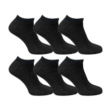 (27-30, Schwarz) Sock Snob - Kinder 100% Baumwolle Socken Kurz | Sock Snob | Low Cut Sneaker Socken