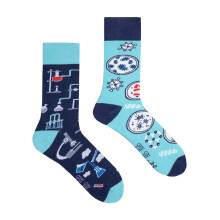 (07-Oct, Labor) SPOX SOX - SPOX SOX - Herren und Damen Mismatched Lustig Odd Socken - Laboratory