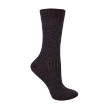 (6-8 A, Dunkelgrau) Steven - Damen Merinowolle Socken | Outdoor Gepolsterte Stiefelsocken Gestrickt | Steven