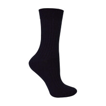 (6-8 A, Schwarz) Steven - Damen Merinowolle Socken | Outdoor Gepolsterte Stiefelsocken Gestrickt | Steven