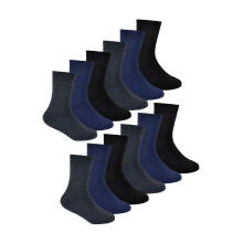 (9-12 K, BNG) Sock Snob - 12er Pack Kinder Thermosocken | Heatguard | Atmungsaktiv Winter Socken Gestrickt