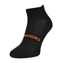 (43-45, Schwarz) Comodo - Laufsocken Merinowolle | Stiefelsocken Sportsocken Kurz für Sommer | Comodo