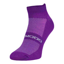 (43-45, Fuchsie) Comodo - Laufsocken Merinowolle | Stiefelsocken Sportsocken Kurz für Sommer | Comodo