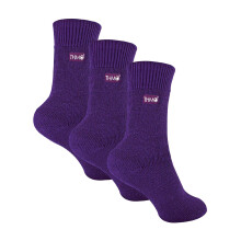 (27-30, Lila) THMO - 3er Pack Kinder Thermosocken | THMO | Crew Warme Socken für Jungen und Mädchen