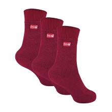 (27-30, Fuchsie) THMO - 3er Pack Kinder Thermosocken | THMO | Crew Warme Socken für Jungen und Mädchen