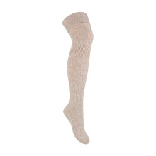 (6-8 A, Beige) Steven - Steven - Kniestrümpfe Wolle Damen | Extra Lange Stiefelsocken Dick Anzug Socken
