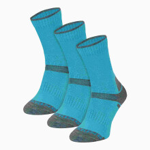(4-6 Years, Türkis) Comodo - Comodo - 3er Pack Kinder Wandersocken Merinowolle | Laufensocken für Jungen