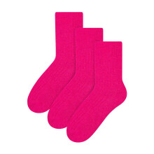 (6-8 A, Rosa) Steven - 3er Pack Damen Woll Stiefelsocken | Steven | Outdoor Gepolstert Anzug Socken