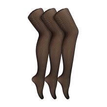 (Einheitsgröße, Schwarz) Sock Snob - 3er Pack Damen Netzstrumpfhosen | Weich Luxus Qualität Fishnet Strumpfhose Damen