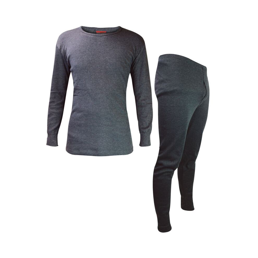 Heat Holders (M, Charcoal) - Winter Men's Thermal Underwear Set: Top And Long Johns Not,Specified