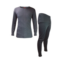 (XL, Charcoal) Heat Holders - Winter Men's Thermal Underwear Set: Top and Long Johns