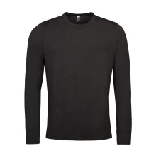 (XXL, Schwarz) Heat Holders - Herren Thermo T Shirt Langarm | Winter Unterziehshirt Innenfleece | Heat Holders