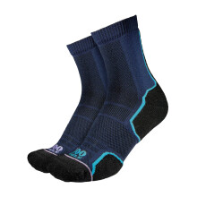 (39-42, Marine) 1000 Mile - 2er Pack Einlagige Trail Repreve Socken Für Damen