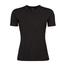 (XS, Schwarz) Heat Holders - Damen Thermo T Shirt Kurzarm | Warm Winter Unterhemd Innenfleece | Heat Holders