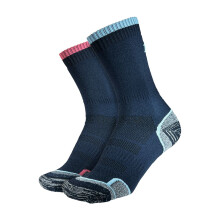 (36-38, Marine) 1000 Mile - Einlagige Walk Repreve Socken Für Damen - 2er Pack