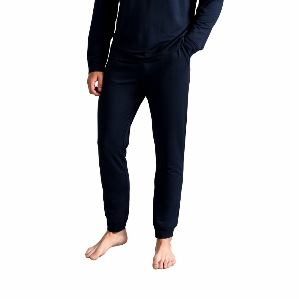 (XL, Navy) Ted Baker - Mens Luxury Pyjama Trousers Loungewear Jogging Bottoms
