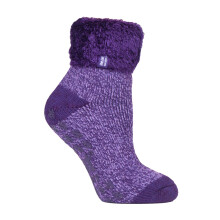(30-36, Lila) Heat Holders - Kinder Kuschelsocken Warme | Heat Holders | Flauschige Bettsocken Antirutsch