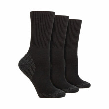 (37-40, Schwarz) IOMI - 3er Pack Diabetiker Gehsocken Für Herren | Extrabreite Wandersocken Aus Wolle