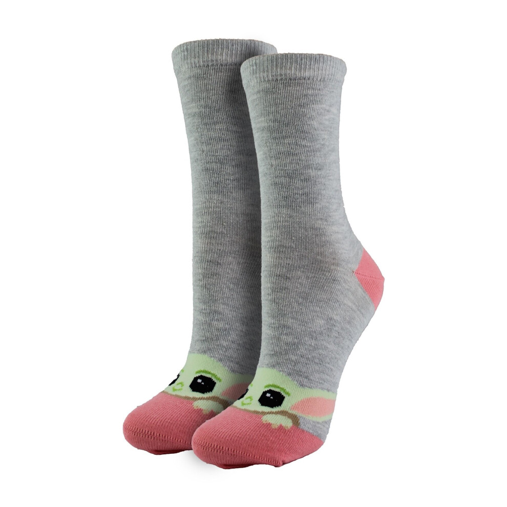 Star Wars - Ladies Novelty The Child Socks | Grogu Pattern Socks | The Mandolorian Gifts