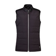 (S, Schwarz) Heat Holders - Damen Ärmellose Jacke | Heat Holders | Winddicht Warm Weste Fleece Gefüttert