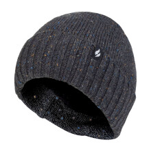 (One Size, Denim) Heat Holders - Herren Thermo Beanie Mütze Winter | Heat Holders | Mütze Fleecefutter Gerippter
