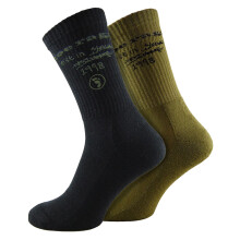 Toe Rags - Hochwertige Scribble Crew Socken Für Herren