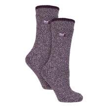 (04-Aug, Wein) Heat Holders - Damen-Thermosocken aus Merinowolle im 2er-Pack
