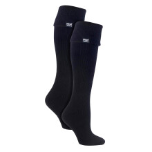 (04-Aug, Schwarz) Heat Holders - 2er-Pack Gummistiefelsocken für Damen