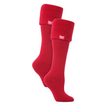 (37-42, Rot) Heat Holders - 2er-Pack Gummistiefelsocken für Damen
